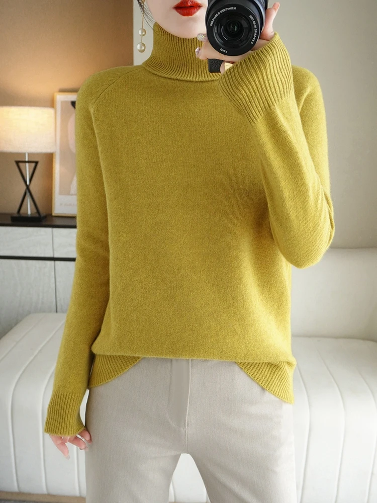 Classic Autumn Winter Woman Sweater Elegant Female Merino Wool Knitwear Basic Pullover Cashmere Lady Long Sleeve Clothing Tops
Classic Autumn Winter Woman Sweater Elegant Female Merino Wool Knitwear Basic Pullover Cashmere Lady Long Sleeve Clothing Tops