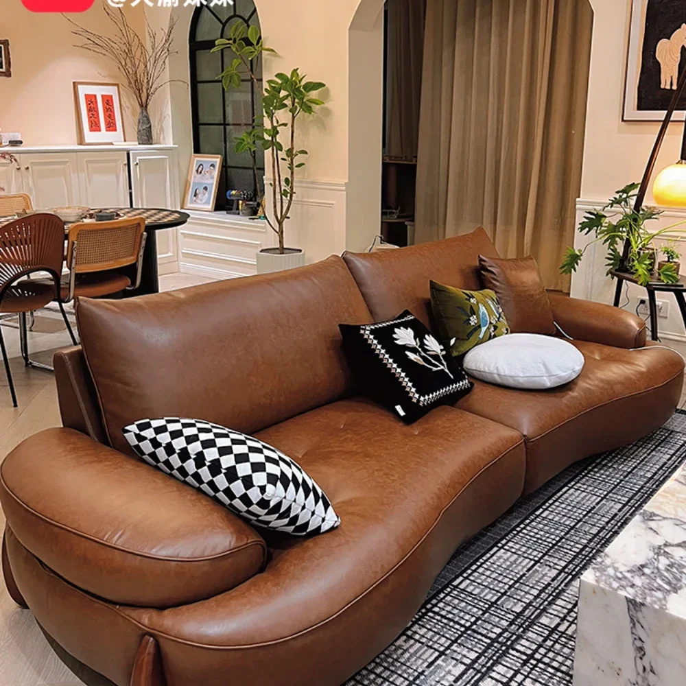 Leather Sofa Home Living Room Modern Brown Retro
Leather Sofa Home Living Room Modern Brown Retro