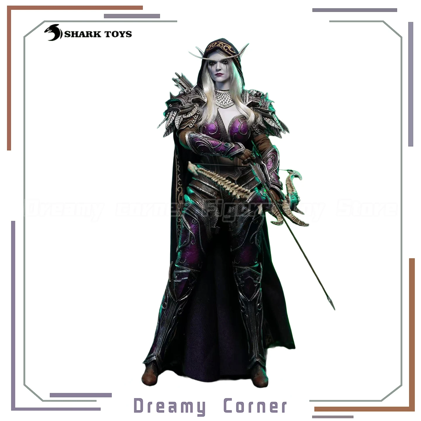 【In Stock】SHARK TOYS SK-006 World of Warcraft Sylvanas Windrunner 1/6 Scale Action Figure Model Collection
【In Stock】SHARK TOYS SK-006 World of Warcraft Sylvanas Windrunner 1/6 Scale Action Figure Model Collection