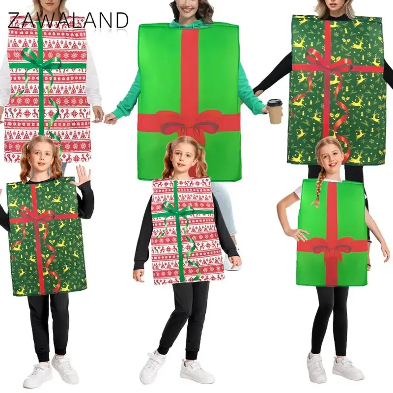 Zawaland Fancy Christmas Gift Box Cosplay Costume Adult Boy Girl Carnival Disguise Wear Unisex Holiday Suit Purim Party Clothes
Zawaland Fancy Christmas Gift Box Cosplay Costume Adult Boy Girl Carnival Disguise Wear Unisex Holiday Suit Purim Party Clothes