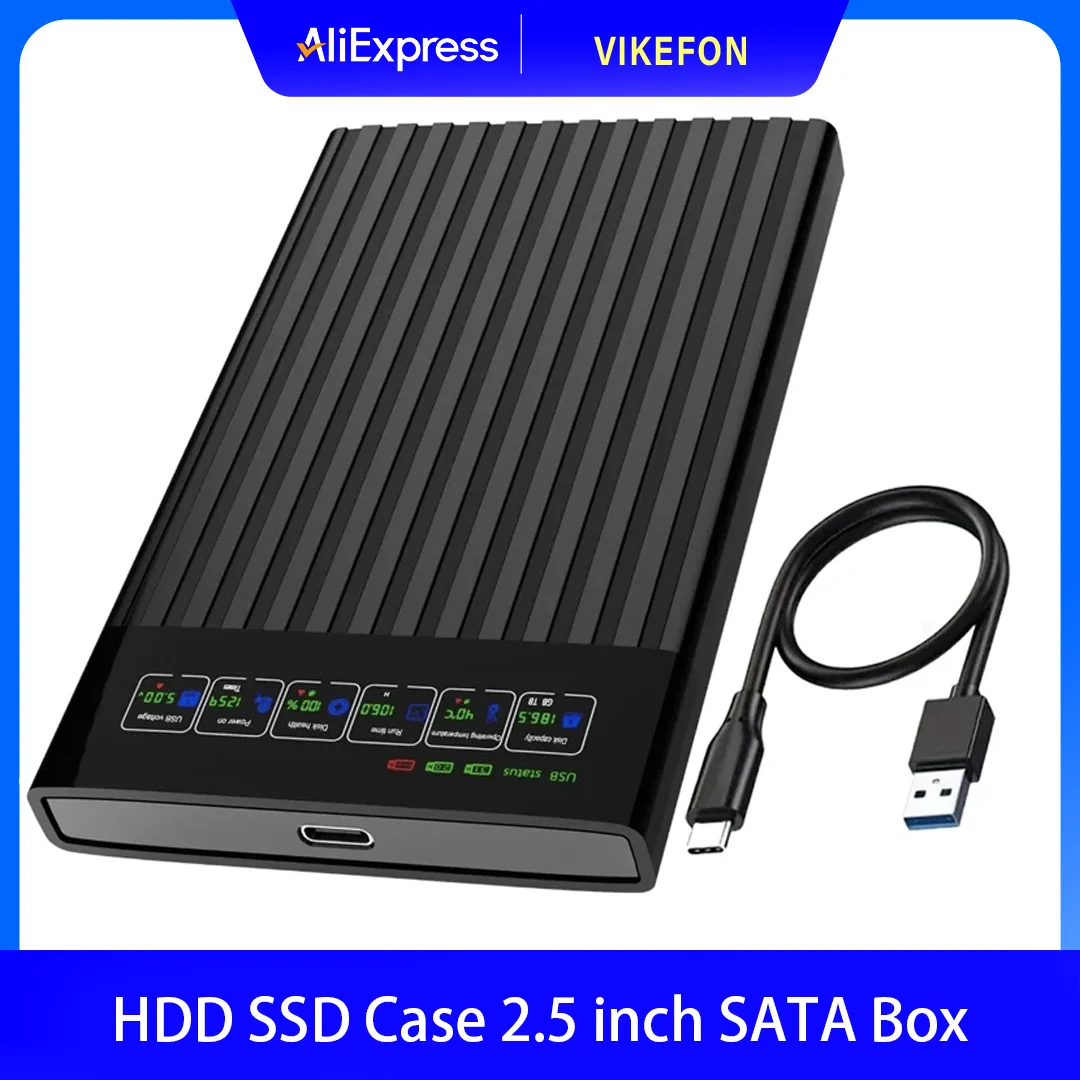 HDD SSD Case 2.5 inch SATA Box USB 3.1 HDD Enclosure 6Gbps Mobile Hard Drive Cases For PC
HDD SSD Case 2.5 inch SATA Box USB 3.1 HDD Enclosure 6Gbps Mobile Hard Drive Cases For PC