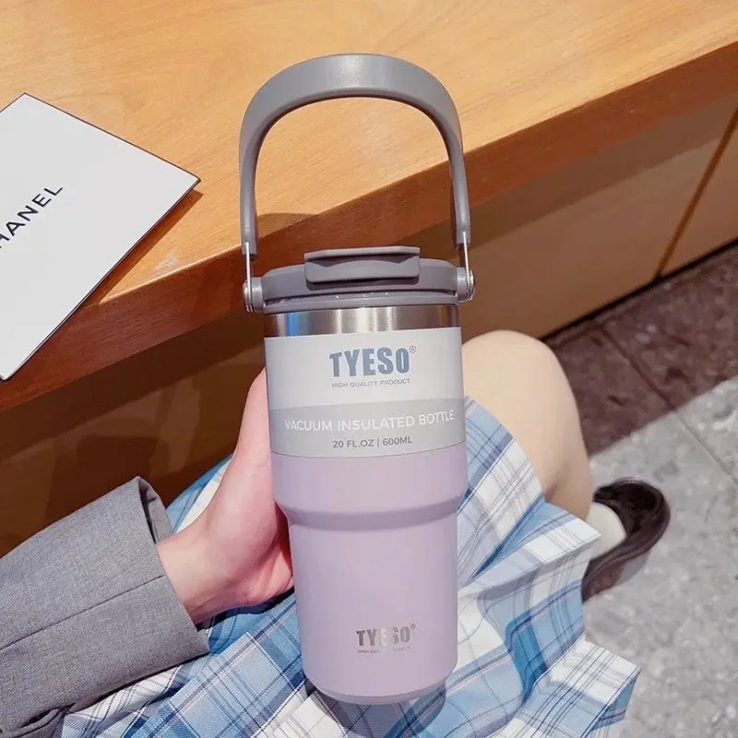 Изолированная двухслойная дорожная кружка Tyeso из нержавеющей стали — бутылка-термос для кофейной чашки — сохраняет напитки в холод или жарку — термос для
Изолированная двухслойная дорожная кружка Tyeso из нержавеющей стали — бутылка-термос для кофейной чашки — сохраняет напитки в холод или жарку — термос для
