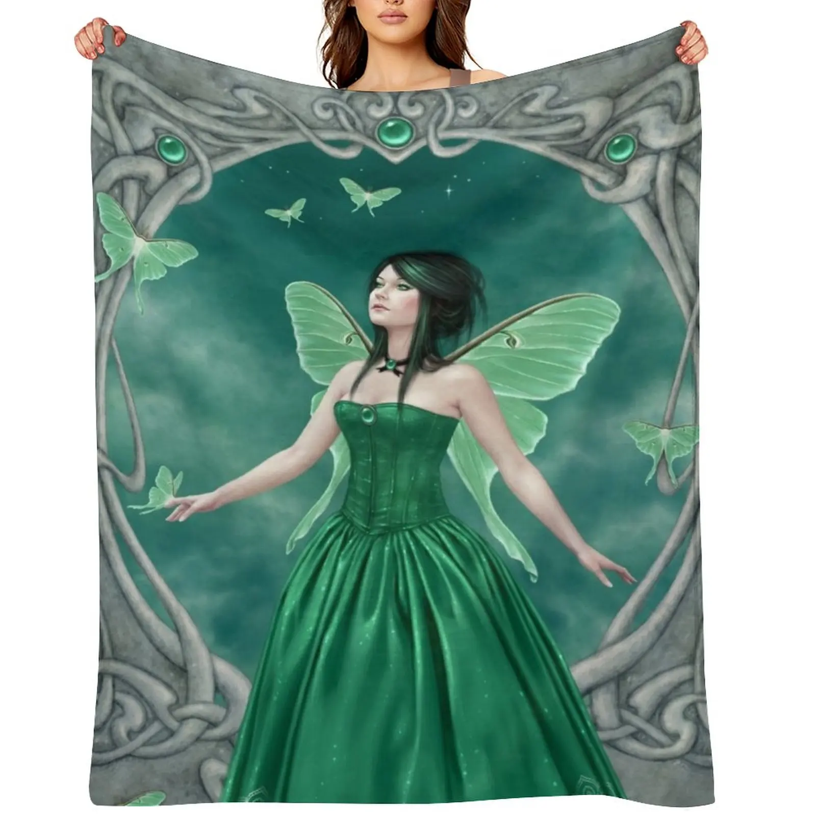 Emerald Birthstone Fairy Throw Blanket Bed Summer Beddings Decorative Sofa Hair Blankets
Emerald Birthstone Fairy Throw Blanket Bed Summer Beddings Decorative Sofa Hair Blankets