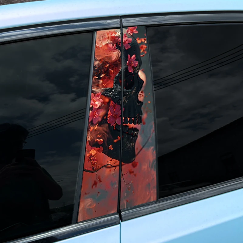 1PC Flowers Skull Universal Car Stickers Auto B Pillar Waterproof Decor DIY Car Doors Pillar Sunscreen Refit Car Styling Decals
1PC Flowers Skull Universal Car Stickers Auto B Pillar Waterproof Decor DIY Car Doors Pillar Sunscreen Refit Car Styling Decals