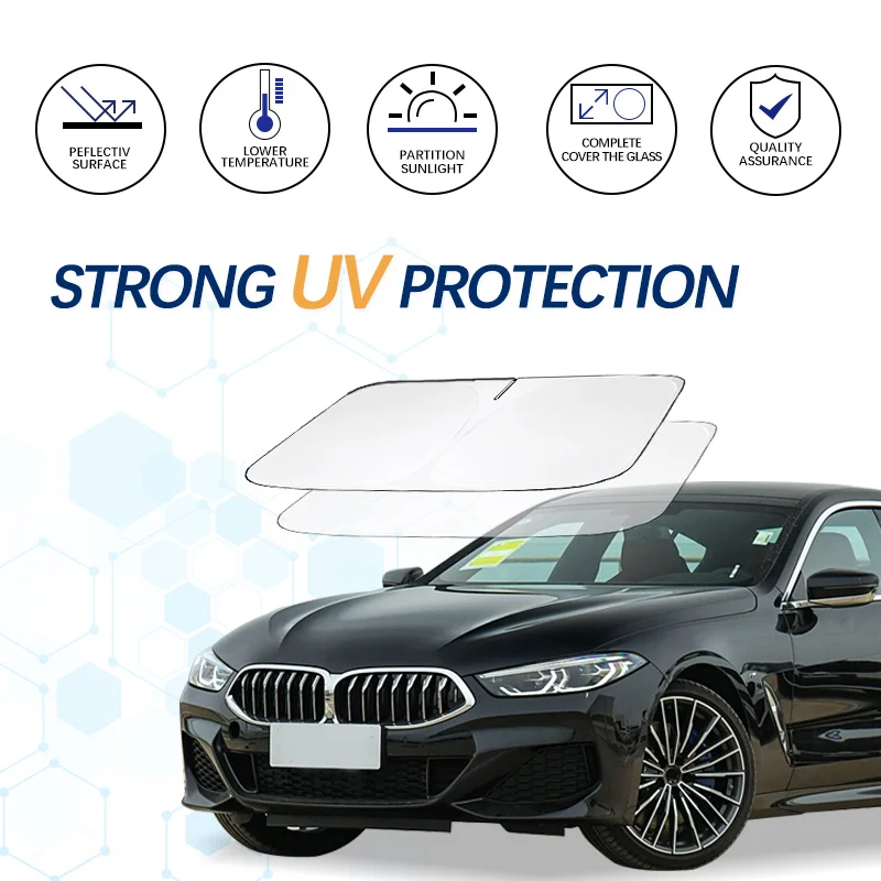 Car Windshield Sun Shade For BMW 8 Series Sunshade Summer Visor Protector Foldable Blocks UV Rays Protection Accessories
Car Windshield Sun Shade For BMW 8 Series Sunshade Summer Visor Protector Foldable Blocks UV Rays Protection Accessories
