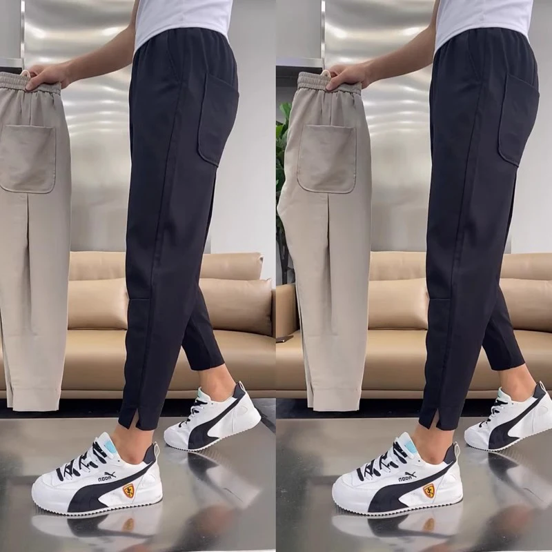 Новые летние повседневные брюки из ледяного шелка для мужчин и подростков: модные, универсальные, укороченные, на каждый день
Новые летние повседневные брюки из ледяного шелка для мужчин и подростков: модные, универсальные, укороченные, на каждый день