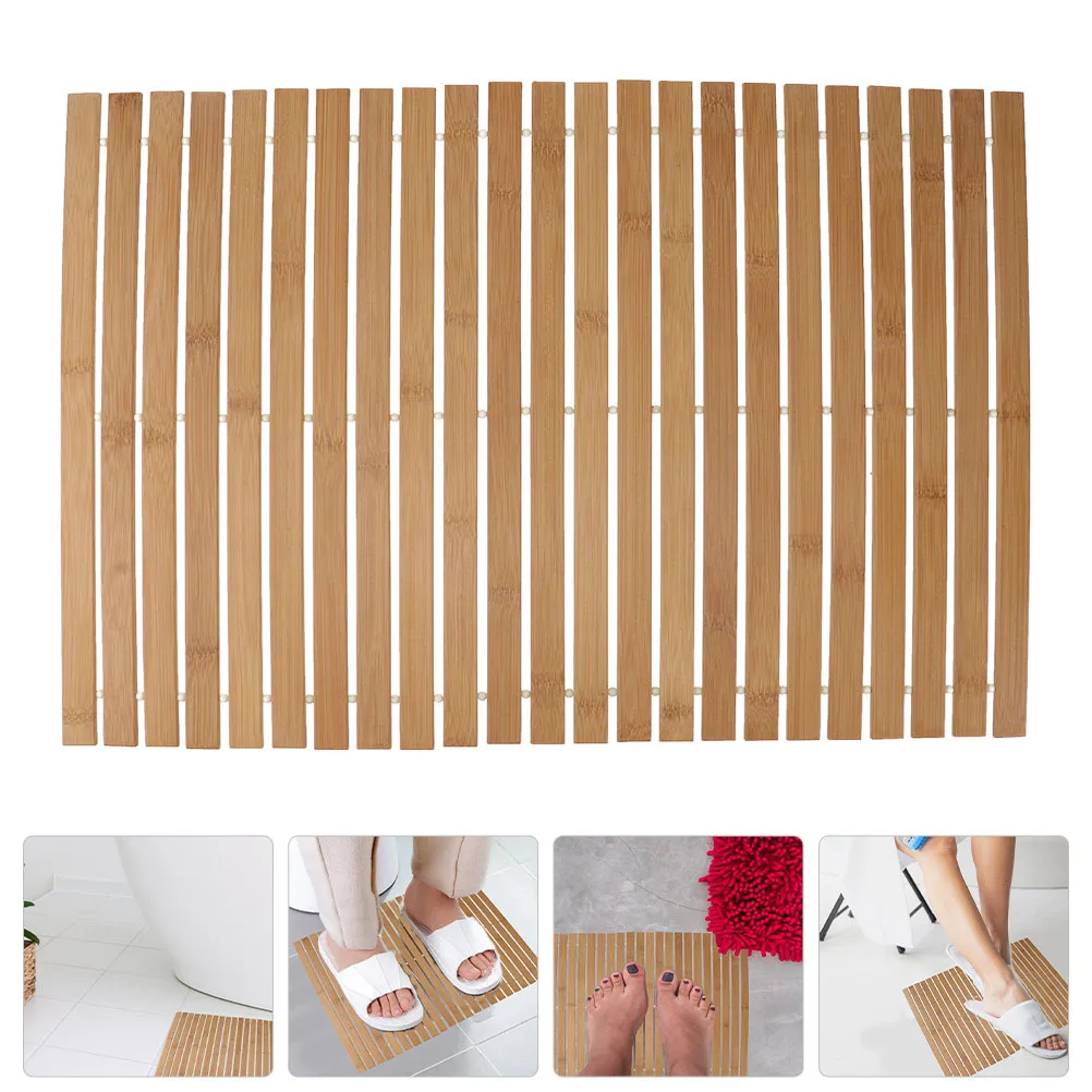 Anti-Slip Bamboo Mat Style Floor Cushion For Bathroom Shower Non-Slip Ground Foot Pad Household Bamboo Rug Door
Anti-Slip Bamboo Mat Style Floor Cushion For Bathroom Shower Non-Slip Ground Foot Pad Household Bamboo Rug Door