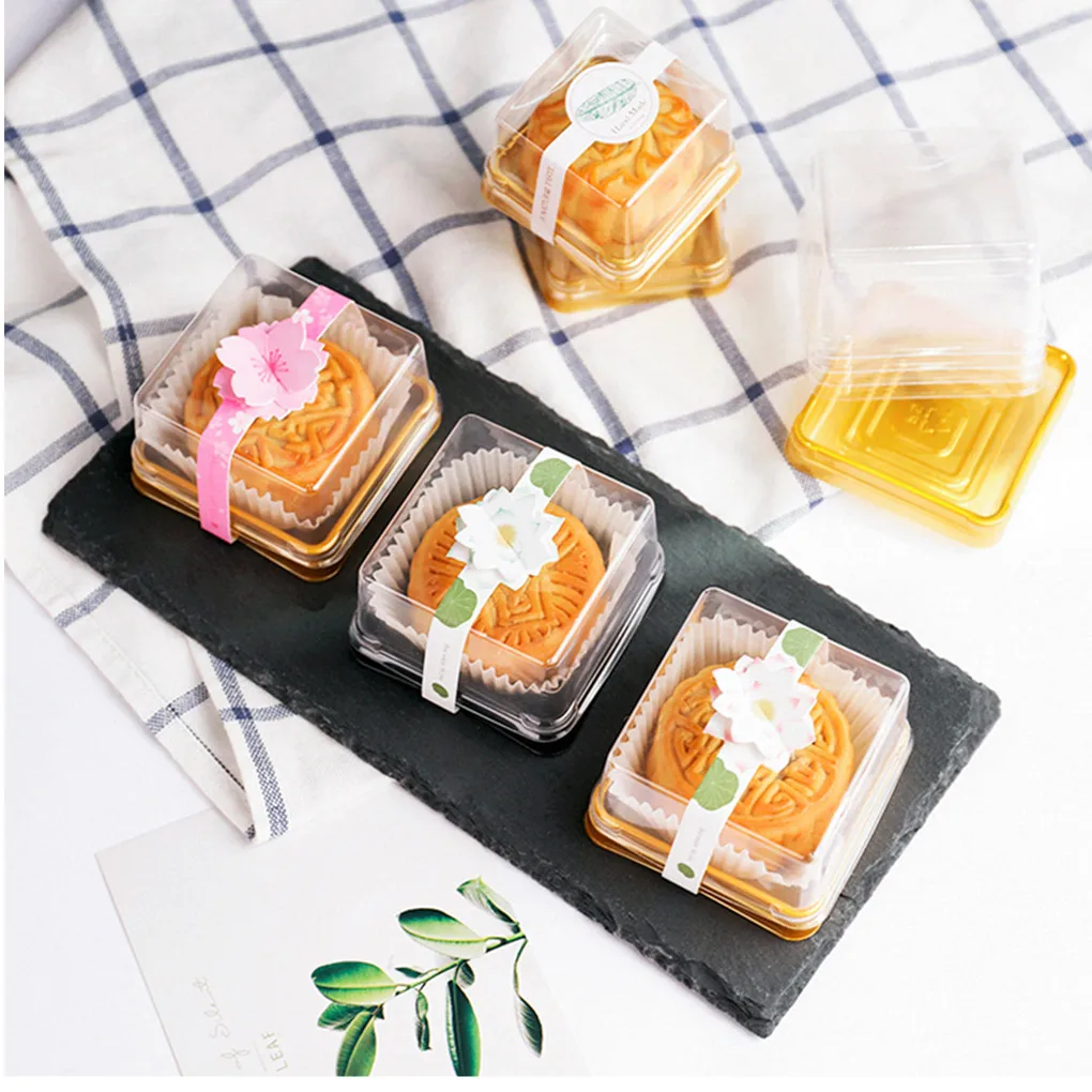 50Pcs Square Mini Cakes Box Clear Plastic Muffins Cups with Lids Cookies Cupcake Container, Black
50Pcs Square Mini Cakes Box Clear Plastic Muffins Cups with Lids Cookies Cupcake Container, Black