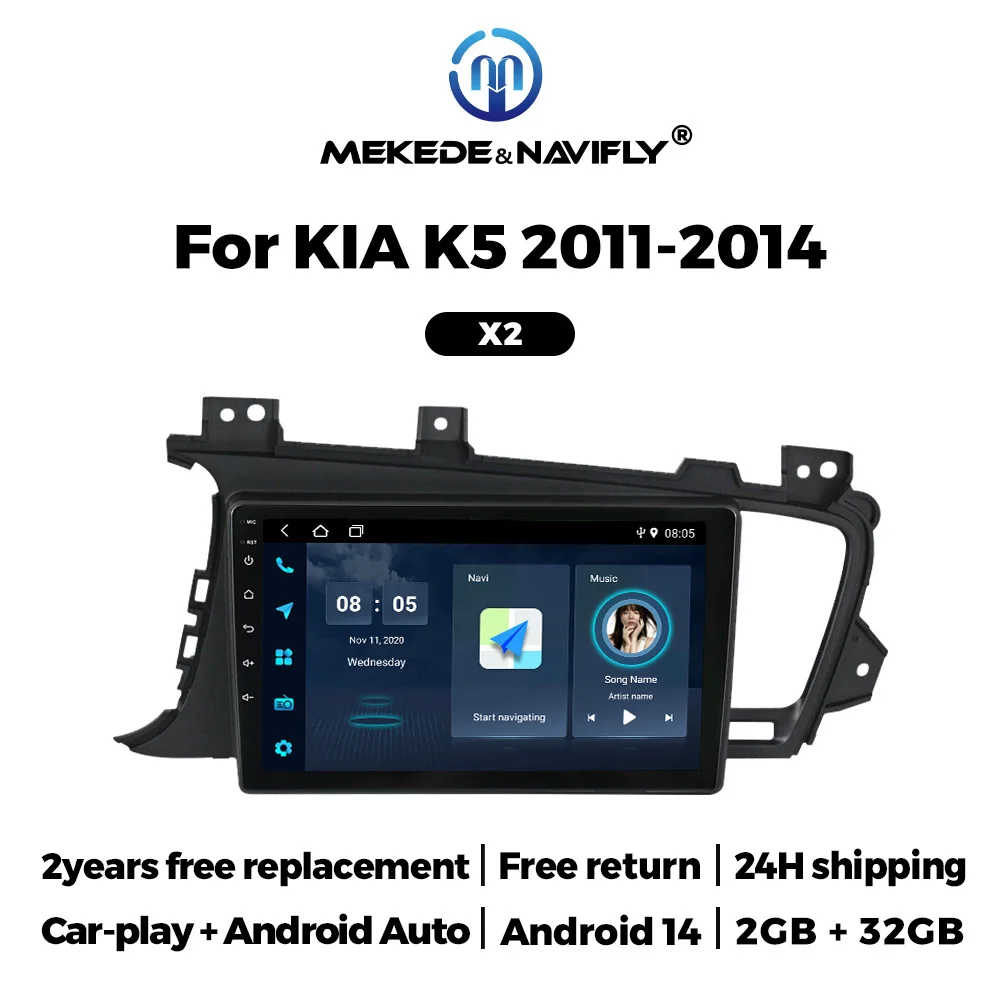 NaviFly Wireless Carplay Android All In One Smart System Car Radio Multimedia Video Player Stereo For KIA Optima K5 2011-2014 BT
NaviFly Wireless Carplay Android All In One Smart System Car Radio Multimedia Video Player Stereo For KIA Optima K5 2011-2014 BT