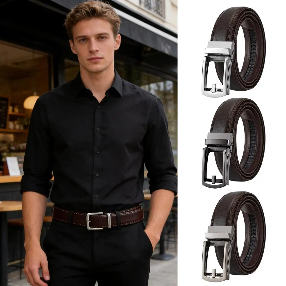 2025 Unisex Classic Business Belts for Jeans Leather Men's Women's 3.5cm Click Belt with High Quality Alloy Automatic Buckle
2025 Unisex Classic Business Belts for Jeans Leather Men's Women's 3.5cm Click Belt with High Quality Alloy Automatic Buckle