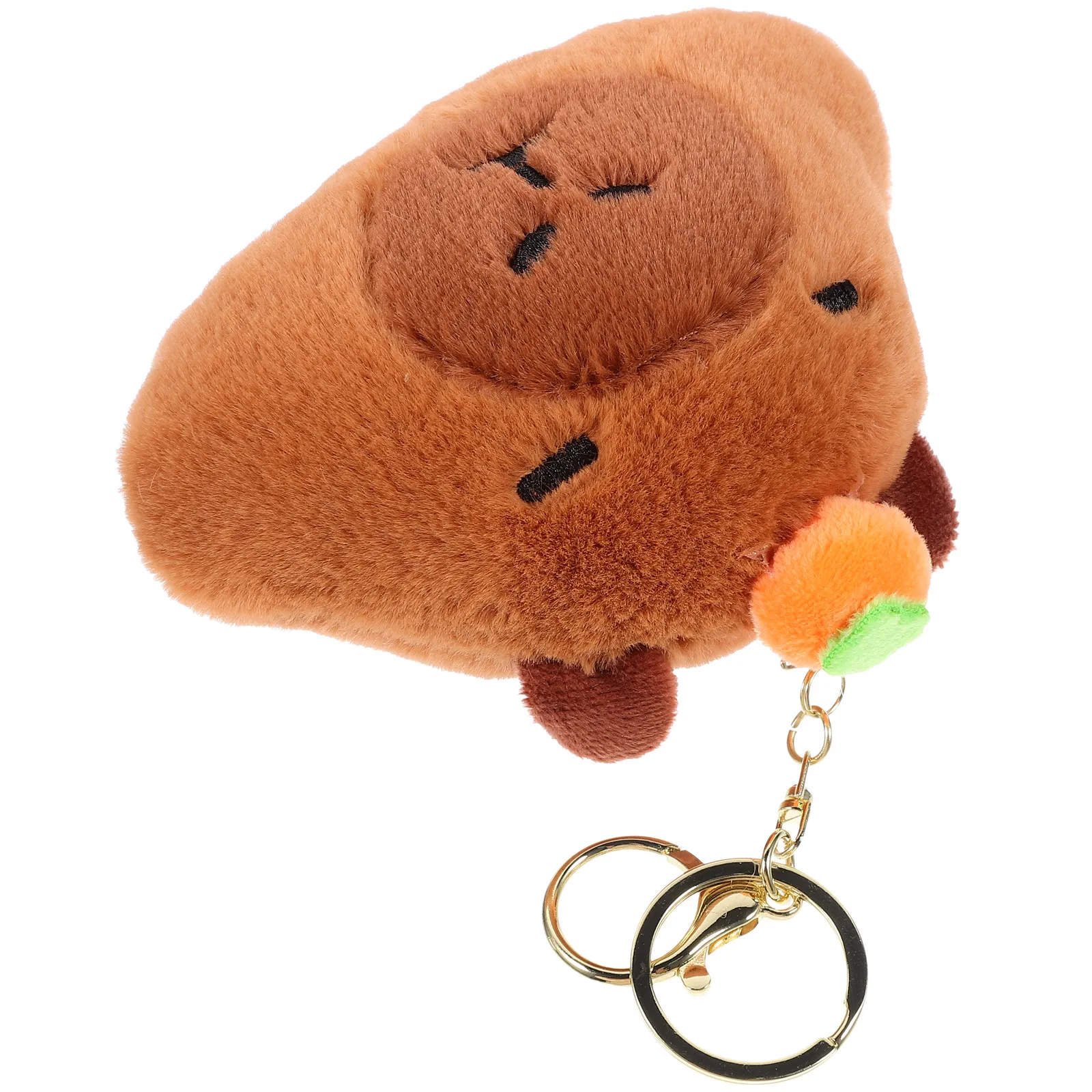 Stylish Capybara Keychain Charm Exquisite Craftsmanship Smooth Surface Comfortable Touch Lightweight Bag Backpack Home Decor
Stylish Capybara Keychain Charm Exquisite Craftsmanship Smooth Surface Comfortable Touch Lightweight Bag Backpack Home Decor