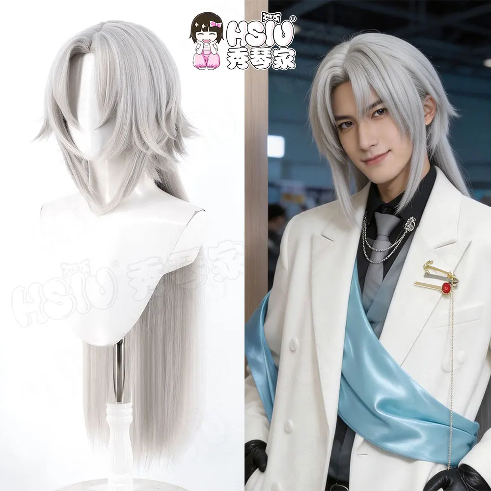 Ulpianus Cosplay Wig HSIU 75cm Light Silver Long Hair Heat Resistant Wig+Wig cap Game Arknights Cosplay Wig
Ulpianus Cosplay Wig HSIU 75cm Light Silver Long Hair Heat Resistant Wig+Wig cap Game Arknights Cosplay Wig