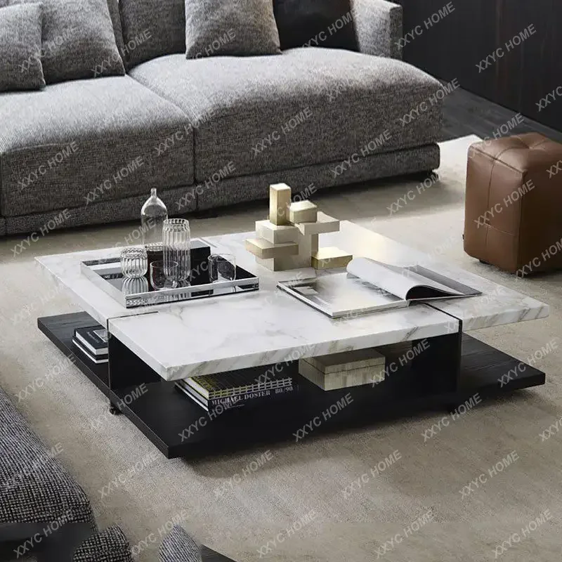 JYAX36 Light Luxury Natural Medium White Marble Coffee Table Modern Minimalist Living Room Rectangular Coffee Tabl
JYAX36 Light Luxury Natural Medium White Marble Coffee Table Modern Minimalist Living Room Rectangular Coffee Tabl