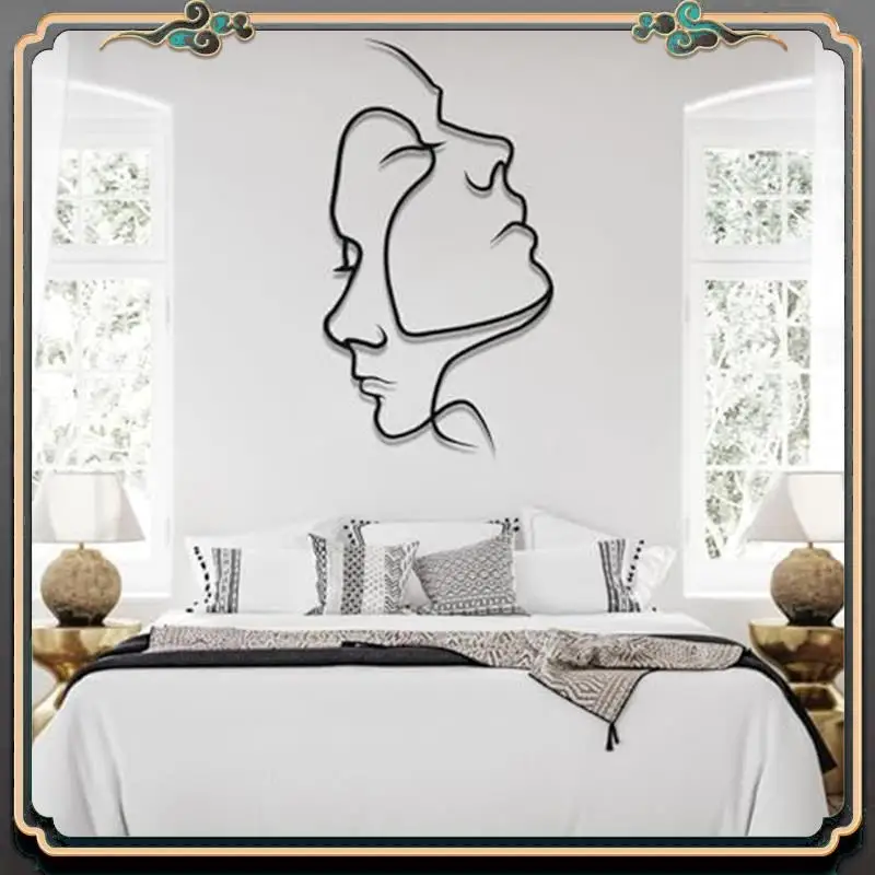 ASMA-1 PCS Face Metal Wall Art, Line Face Metal Wall Art, Black Metal Line Art Wall Decor, Couple Line Art Decor
ASMA-1 PCS Face Metal Wall Art, Line Face Metal Wall Art, Black Metal Line Art Wall Decor, Couple Line Art Decor