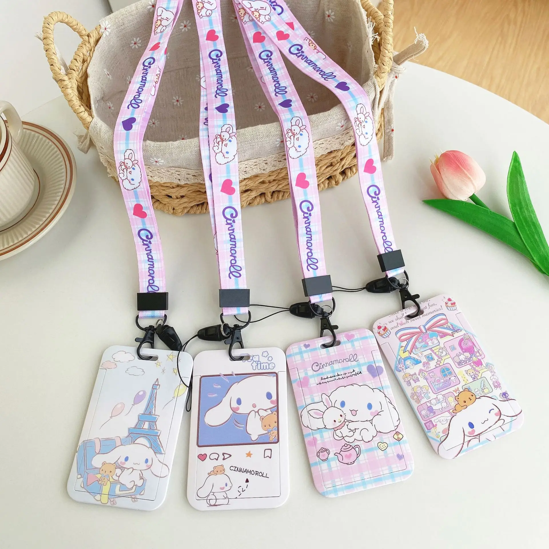 Cinnamoroll Card Holder Lanyard Cute ID Badge Holder with Lanyard for Students School Office
Cinnamoroll Card Holder Lanyard Cute ID Badge Holder with Lanyard for Students School Office