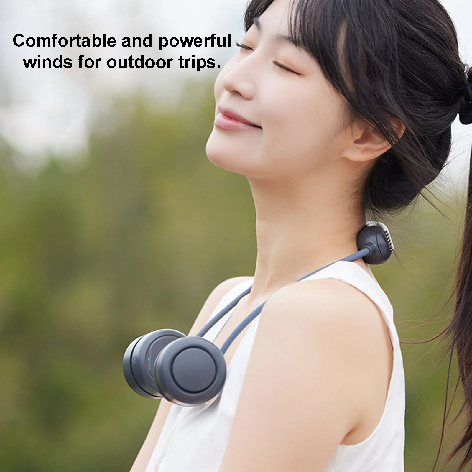 Battery Operated Necklace Fan Flexible Hose Headphone Design Quiet 3 Speeds Rechargeable Portable Neck Fan ABS for Home
Battery Operated Necklace Fan Flexible Hose Headphone Design Quiet 3 Speeds Rechargeable Portable Neck Fan ABS for Home