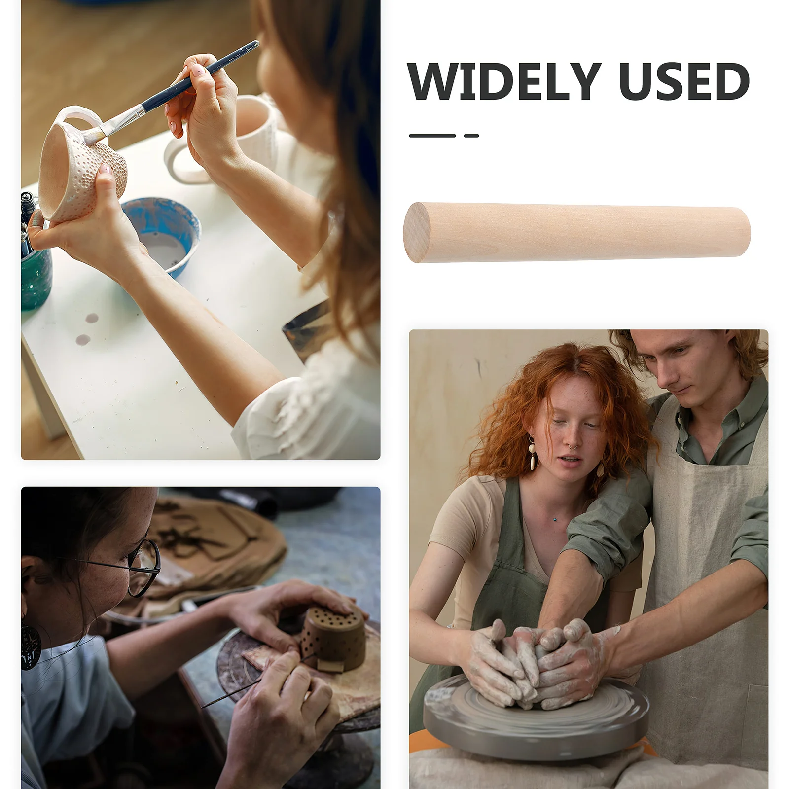 Small Wooden Rolling Pin for Baking and Pastry Making Ideal for Fondant Dough Clay Craft Projects Cooking Tool
Small Wooden Rolling Pin for Baking and Pastry Making Ideal for Fondant Dough Clay Craft Projects Cooking Tool