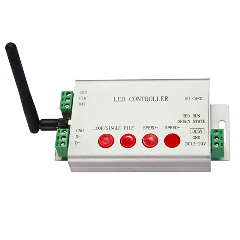 H806SB Mobile Phone WIFI Control WS2812B WS2801 Magic Light Strip Module Point Light Source Controller
H806SB Mobile Phone WIFI Control WS2812B WS2801 Magic Light Strip Module Point Light Source Controller