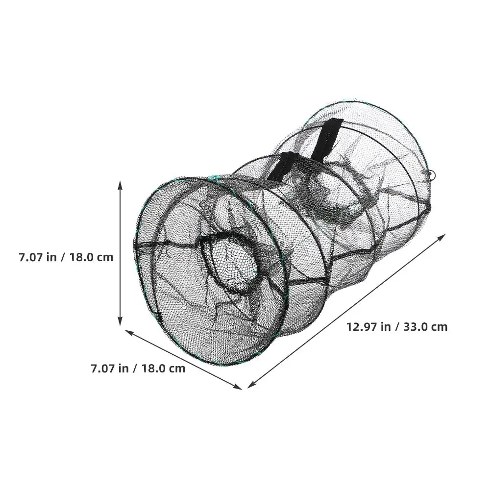 Foldable Spring Cage Fishing Net Crayfish Traps Collapsible Crab Aquarium Nets Shrimp Fish Catching Bait Trap Durable Storage
Foldable Spring Cage Fishing Net Crayfish Traps Collapsible Crab Aquarium Nets Shrimp Fish Catching Bait Trap Durable Storage