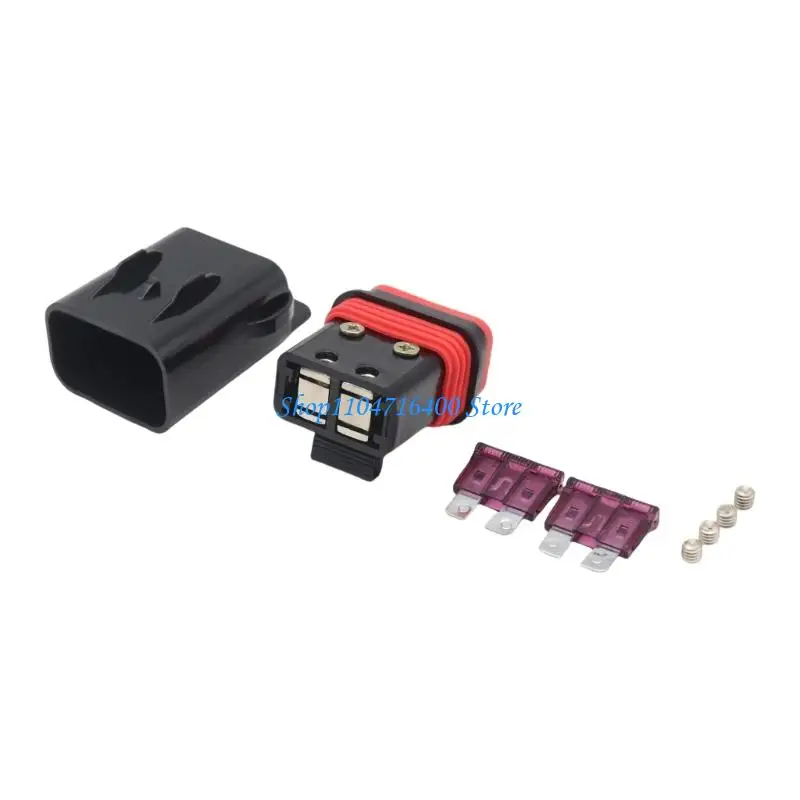 y1gd Motorcycle Electrical Fuses Holder with 2Pc 40A Blade Fuses for Circuit Protections
y1gd Motorcycle Electrical Fuses Holder with 2Pc 40A Blade Fuses for Circuit Protections