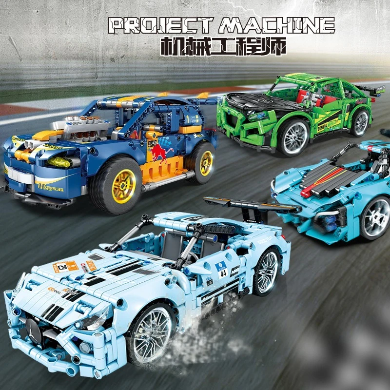Механическая техника, гоночный автомобиль с отскоком, модель спортивного автомобиля, детские развивающие строительные блоки, игрушки для мальчиков.
Механическая техника, гоночный автомобиль с отскоком, модель спортивного автомобиля, детские развивающие строительные блоки, игрушки для мальчиков.