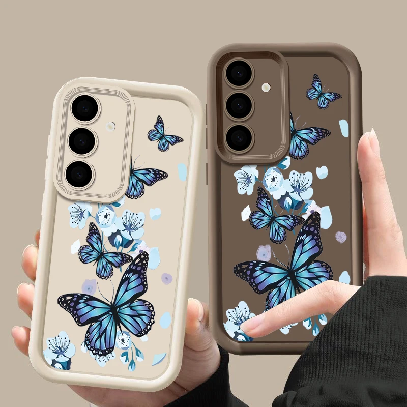 Blue Butterfly TPU Case For Samsung Galaxy S25 Edge S22 S23 Ultra S24 FE A56 A36 A26 A55 A16 A15 A35 A25 A06 A54 5G Soft Cover
Blue Butterfly TPU Case For Samsung Galaxy S25 Edge S22 S23 Ultra S24 FE A56 A36 A26 A55 A16 A15 A35 A25 A06 A54 5G Soft Cover