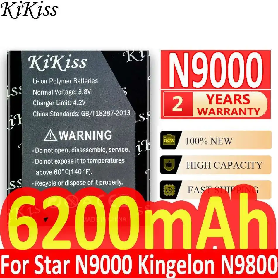 Высокая емкость 6200 мАч для Star N9000 Kingelon N9800 четырехъядерный Mtk6582 долговечный аккумулятор для мобильного телефона
Высокая емкость 6200 мАч для Star N9000 Kingelon N9800 четырехъядерный Mtk6582 долговечный аккумулятор для мобильного телефона