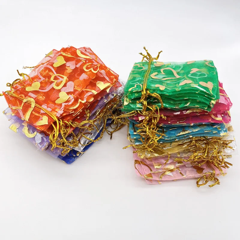 200pcs Heart Lovers Gift Bag Christmas Wedding Gift Packaging Bags Organza Storage Bag Drawstring Sachet Bags Mini Display Pouch
200pcs Heart Lovers Gift Bag Christmas Wedding Gift Packaging Bags Organza Storage Bag Drawstring Sachet Bags Mini Display Pouch