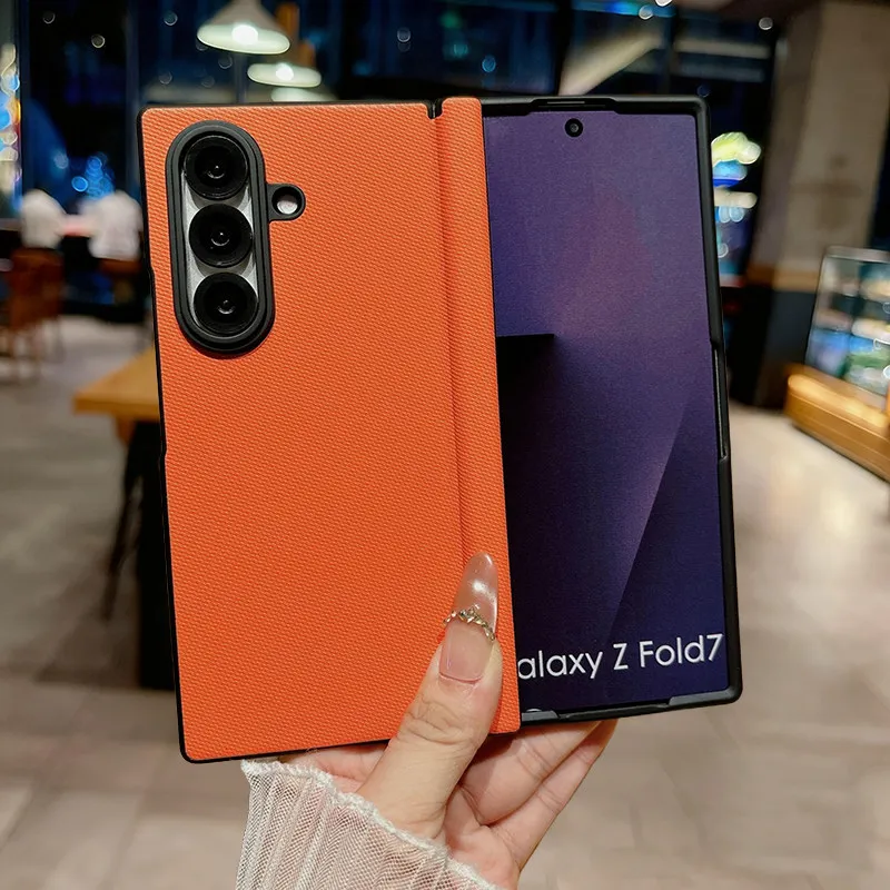 Luxury PU Leather Case for Samsung Galaxy Z Fold7 / Fold6 All-Inclusive Hinge Shockproof Slim Anti-Scratch Protective Cover
Luxury PU Leather Case for Samsung Galaxy Z Fold7 / Fold6 All-Inclusive Hinge Shockproof Slim Anti-Scratch Protective Cover