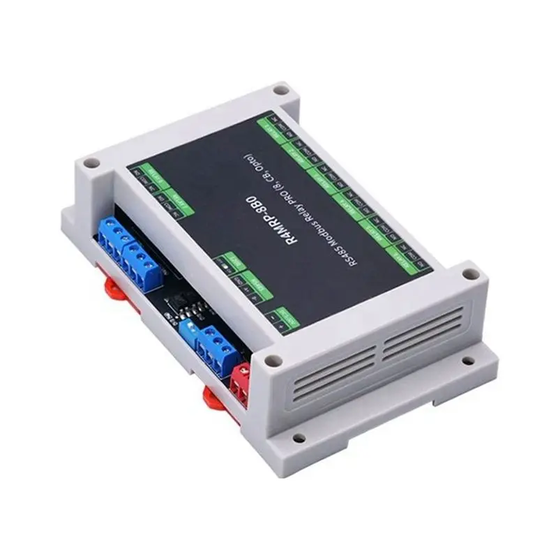 Промышленный 8-канальный релейный модуль B14C с интерфейсом RS485, протоколом Modbus RTU и оптоизоляцией
Промышленный 8-канальный релейный модуль B14C с интерфейсом RS485, протоколом Modbus RTU и оптоизоляцией