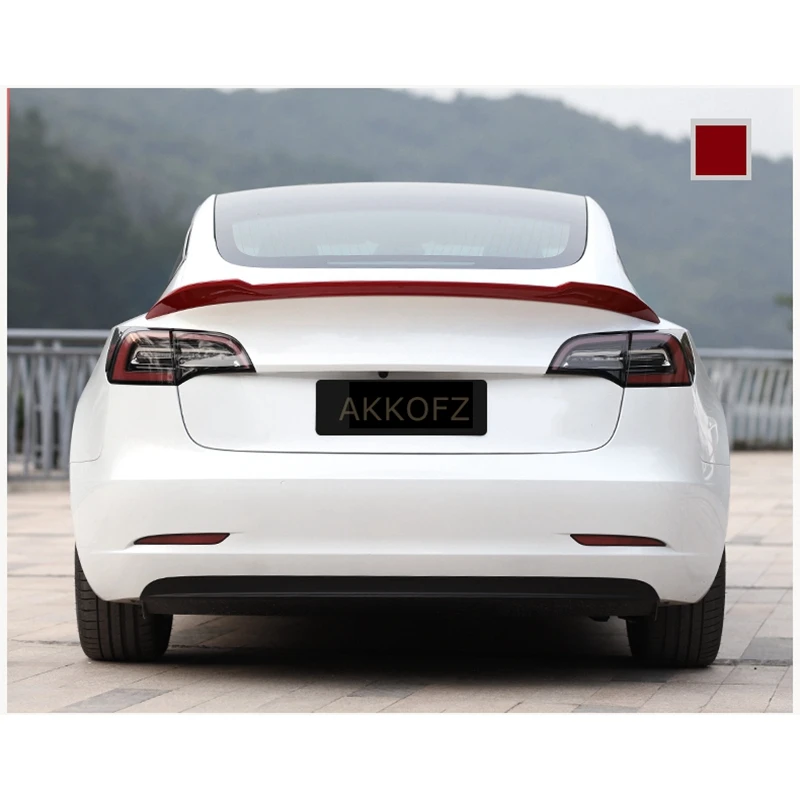 Для Tesla Model 3, высококачественный материал ABS, углеродное волокно, черный задний спойлер, крыло багажника 2017-2022
Для Tesla Model 3, высококачественный материал ABS, углеродное волокно, черный задний спойлер, крыло багажника 2017-2022
