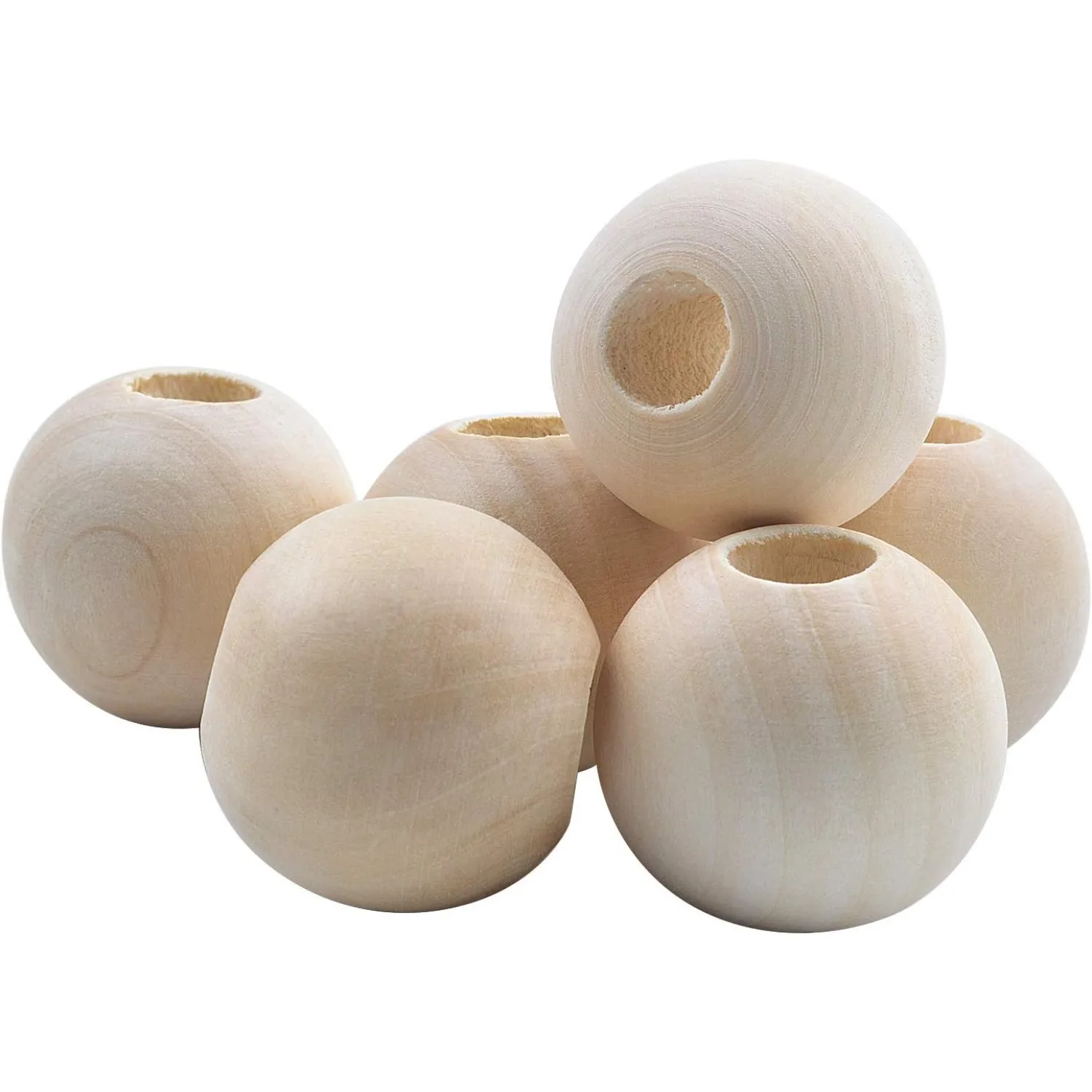 25 Pieces Wooden Beads, Natural Round Wood Loose Beads Wood Spacer 30mm x Diameter 3/8" Hole
25 Pieces Wooden Beads, Natural Round Wood Loose Beads Wood Spacer 30mm x Diameter 3/8" Hole