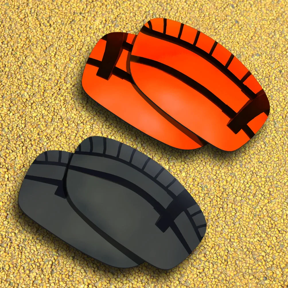 (Black+Orange Red Mirrored Coating) 2-Pairs Polarized Replacement Lenses for-Oakley Fives Squared 100% UVA & UVB Protection
(Black+Orange Red Mirrored Coating) 2-Pairs Polarized Replacement Lenses for-Oakley Fives Squared 100% UVA & UVB Protection