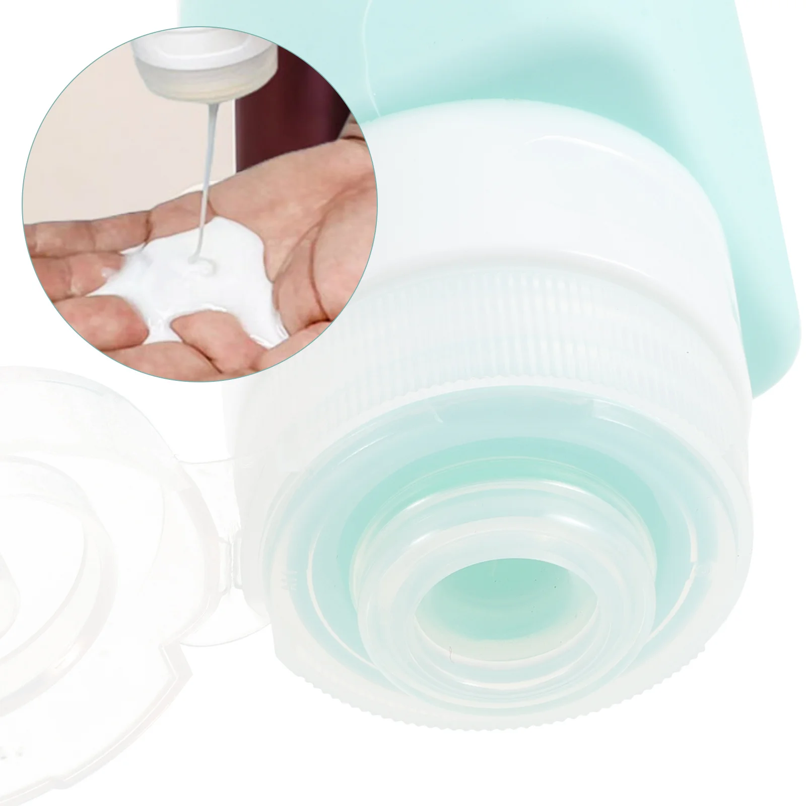 4Pcs Travel Toiletry Bottles Portable Refillable Lotion Containers Travel Size Dispensers for Shampoo Conditioner
4Pcs Travel Toiletry Bottles Portable Refillable Lotion Containers Travel Size Dispensers for Shampoo Conditioner