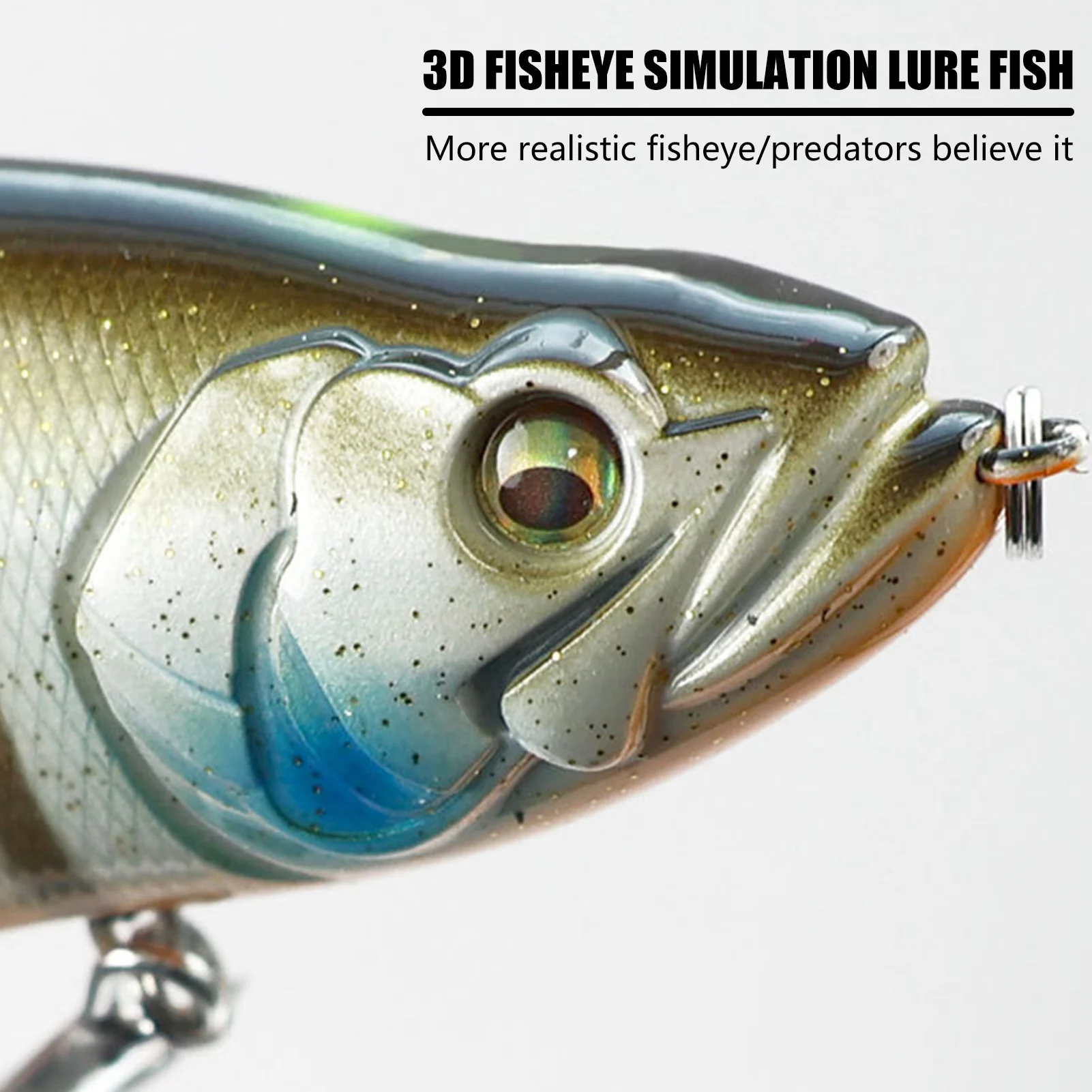 33g Portable Fishing Lures Artificial Simulated 2 Sections Fake Bait Realistic 3D Eyes Multi Joint Fishing Bait Fishing Gears
33g Portable Fishing Lures Artificial Simulated 2 Sections Fake Bait Realistic 3D Eyes Multi Joint Fishing Bait Fishing Gears