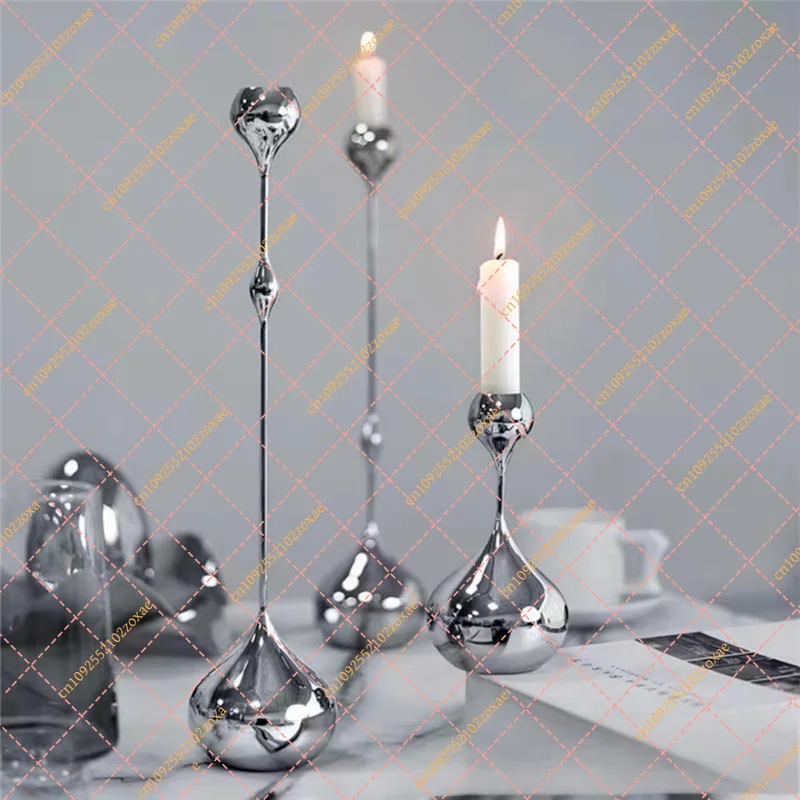 Silver Metal Candlestick Candle Holder, ABUI Romantic Art Decor for Home Dining, Wedding Photo Props
Silver Metal Candlestick Candle Holder, ABUI Romantic Art Decor for Home Dining, Wedding Photo Props