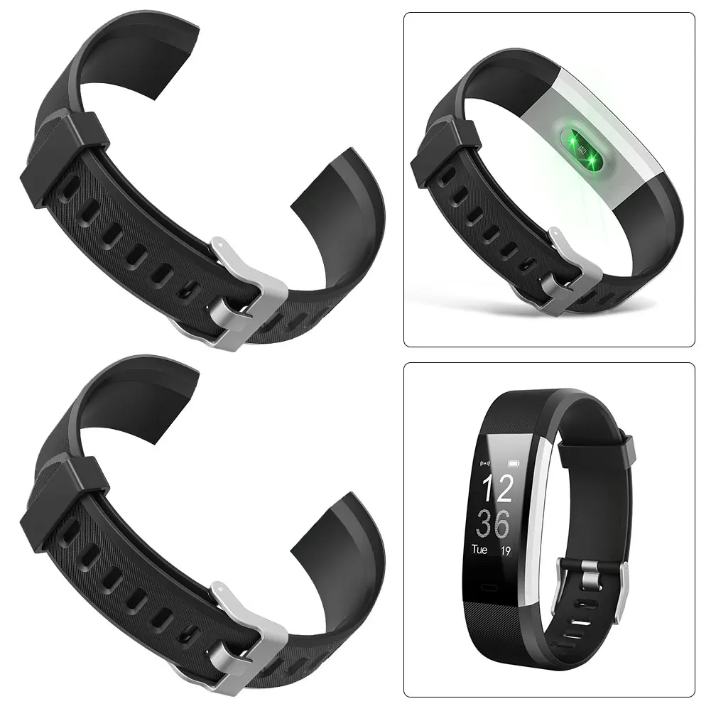 2Pcs 20mm Replacement Band Silicone Smart Watch Wrist Strap for ID115Plus HR (Black)
2Pcs 20mm Replacement Band Silicone Smart Watch Wrist Strap for ID115Plus HR (Black)