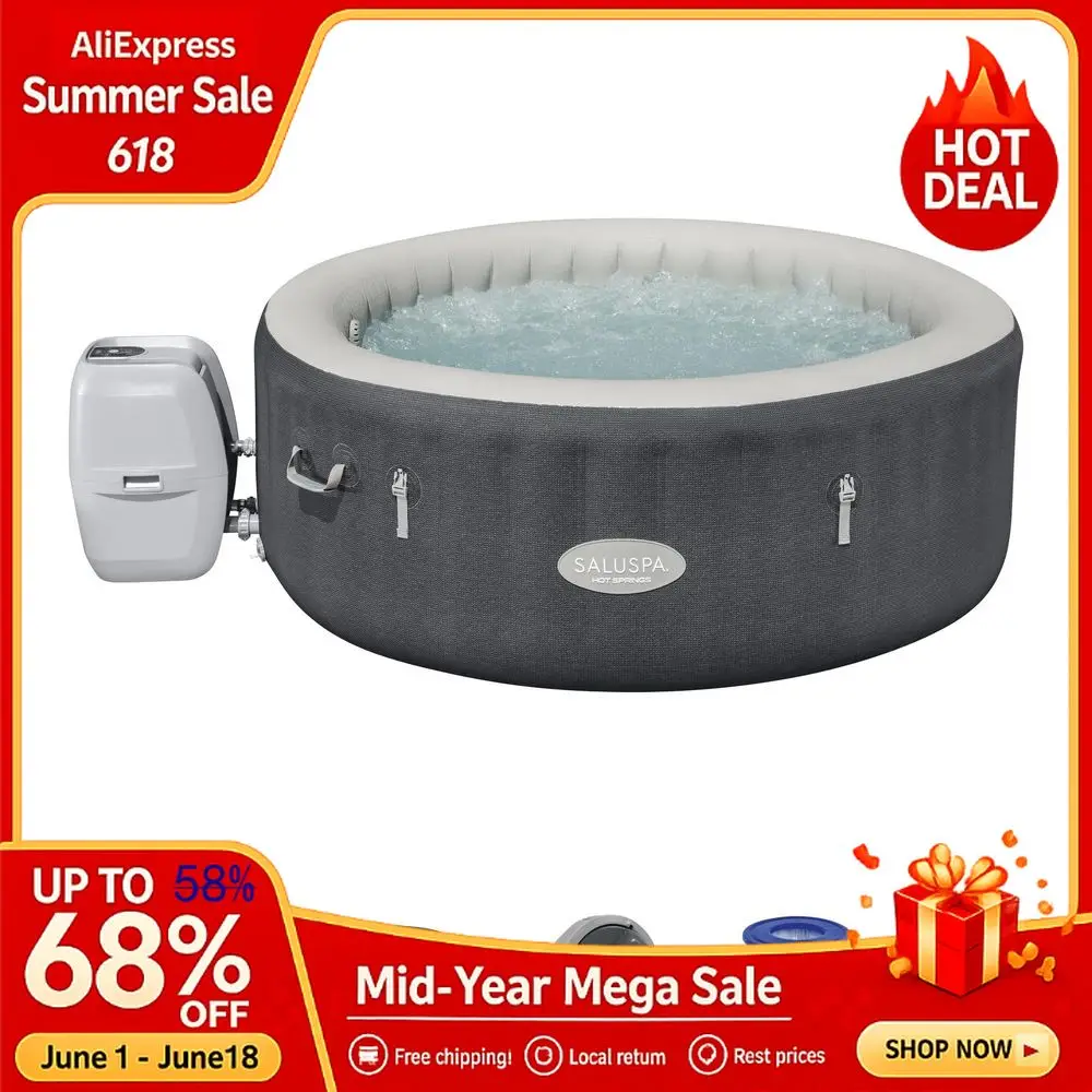 SaluSpa Hot Springs Inflatable Hot Tub, Fits Up to 24 Persons, EnergyEfficient Portable Spa, Outdoor Blow Up Hottub Custom
SaluSpa Hot Springs Inflatable Hot Tub, Fits Up to 24 Persons, EnergyEfficient Portable Spa, Outdoor Blow Up Hottub Custom