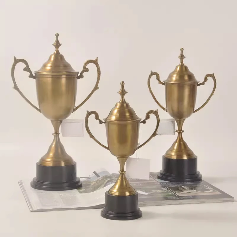 Metal trophy copper silver study office ornament desktop model room decoration ornament
Metal trophy copper silver study office ornament desktop model room decoration ornament