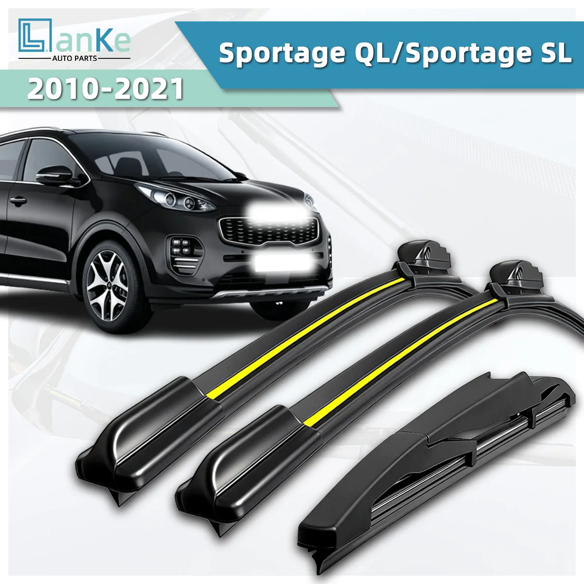 Suitable For KIA Sportage QL/Sportage SL(2010-2021)Car Wipers Natural Rubber Stable Durable Front Windshield Bidirectional Wiper
Suitable For KIA Sportage QL/Sportage SL(2010-2021)Car Wipers Natural Rubber Stable Durable Front Windshield Bidirectional Wiper