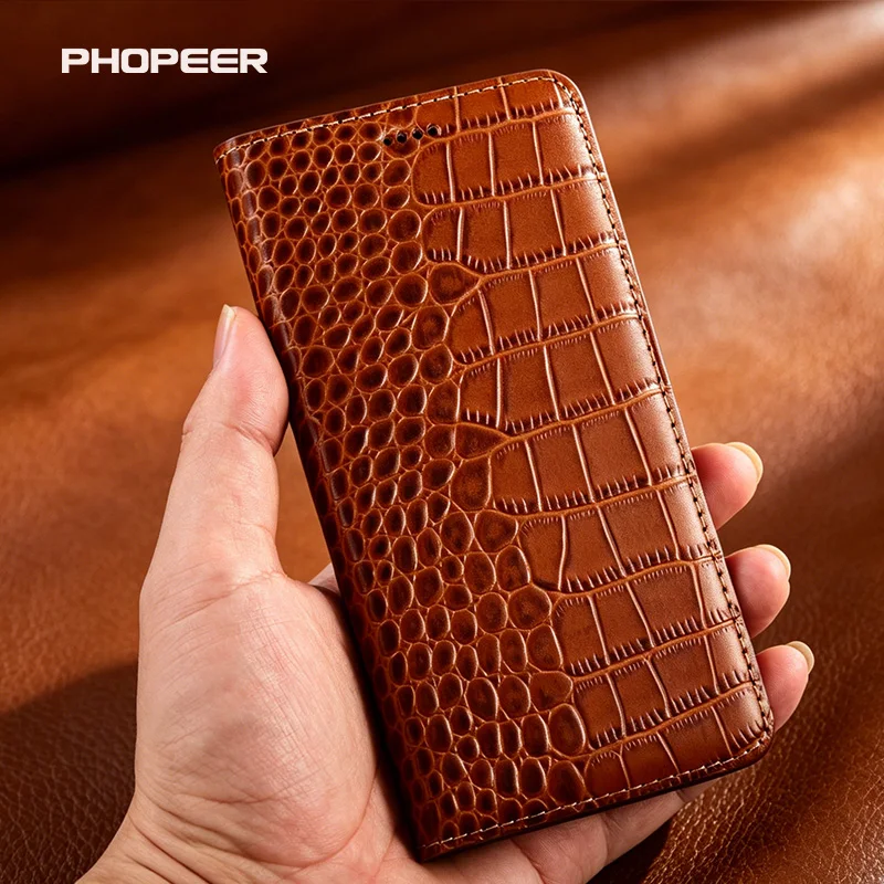 Luxury Genuine Leather Case for Tecno Camon 40 30 20 19 18 17 S P T i Premier Pro 4G 5G crocodile grain card pack phone case
Luxury Genuine Leather Case for Tecno Camon 40 30 20 19 18 17 S P T i Premier Pro 4G 5G crocodile grain card pack phone case
