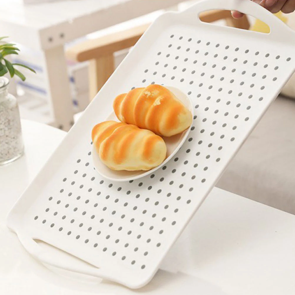 Double Ear H Tray Plastic Large Area Smooth Edge Easy Clean Multipurpose Storage Plate Serving Fruit Snack Cake Bread
Double Ear H Tray Plastic Large Area Smooth Edge Easy Clean Multipurpose Storage Plate Serving Fruit Snack Cake Bread