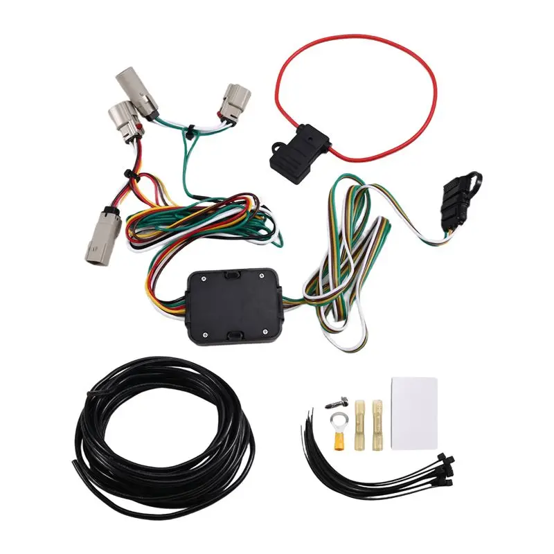 Кабельная сборка для прицепа AC54-56468, 4-контактная, для Ford Bronco 2021-2024 с LED задними фонарями, 4-контактный разъем для прицепа
Кабельная сборка для прицепа AC54-56468, 4-контактная, для Ford Bronco 2021-2024 с LED задними фонарями, 4-контактный разъем для прицепа