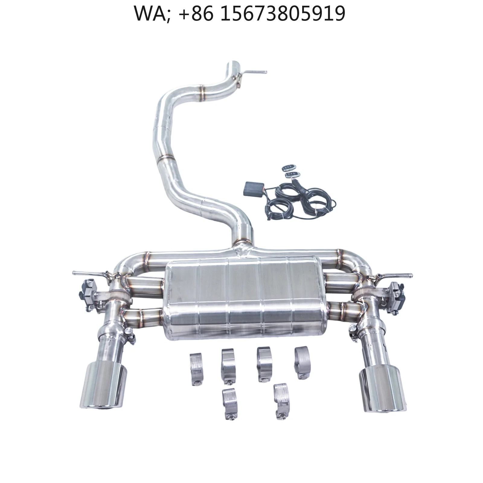 For / to 015-2024 TT 2.0T FWD Catback 304SUS Valvetronic High-permance Exhaust System Dual Outlets
For / to 015-2024 TT 2.0T FWD Catback 304SUS Valvetronic High-permance Exhaust System Dual Outlets