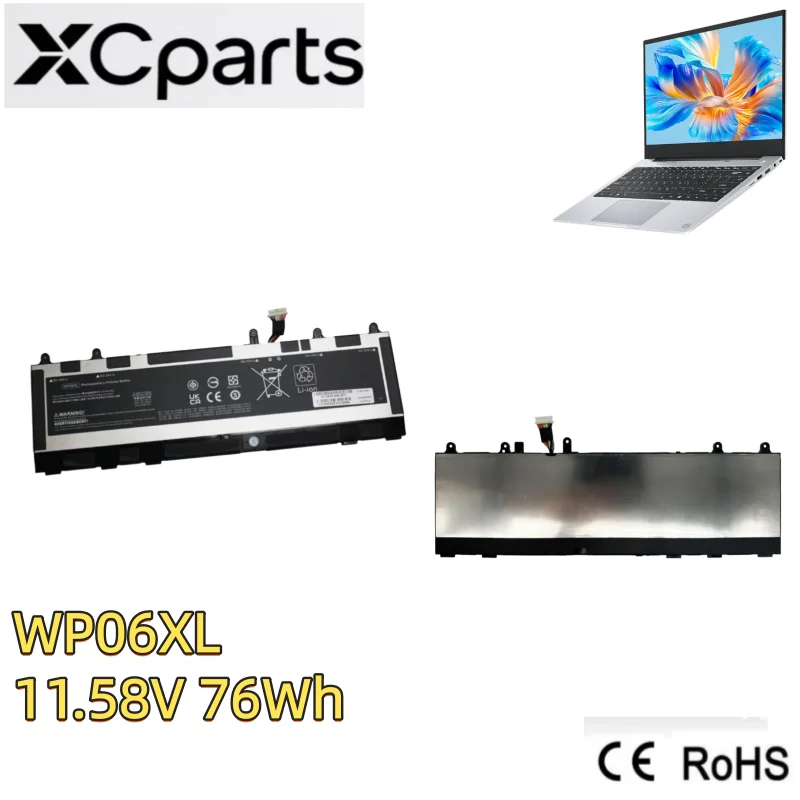 11,58 В, 76 Втч, 6304 мАч, 6 ячеек, новый аккумулятор для ноутбука WP06XL для HP Elitebook 830 840 860 865 G9 HSTNN-IB9Z M64308-171 M73470-005
11,58 В, 76 Втч, 6304 мАч, 6 ячеек, новый аккумулятор для ноутбука WP06XL для HP Elitebook 830 840 860 865 G9 HSTNN-IB9Z M64308-171 M73470-005