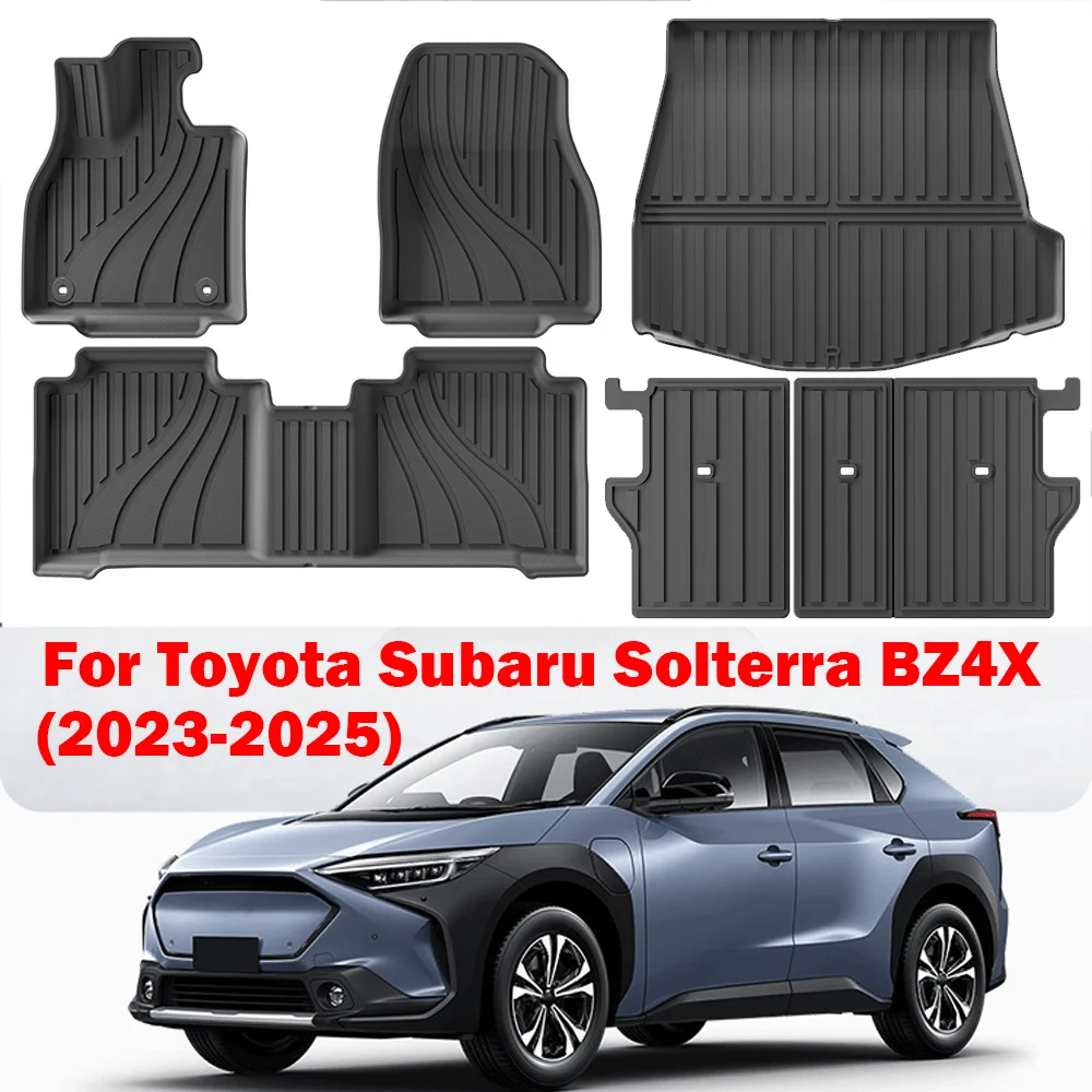For Subaru Solterra Touring for Toyota BZ4X 2023 2024 2025 TPE 3D Car Floor Mats Cargo Liner Trunk/Backrest Pad Waterproof
For Subaru Solterra Touring for Toyota BZ4X 2023 2024 2025 TPE 3D Car Floor Mats Cargo Liner Trunk/Backrest Pad Waterproof