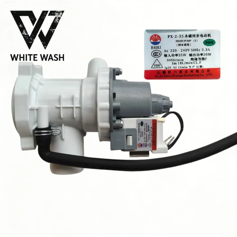 New Universal Washing Machine Drain Pump Motor PX-2-35 for Multiple Brands Tumble Dryer Spare Parts Home Appliance Accessory
New Universal Washing Machine Drain Pump Motor PX-2-35 for Multiple Brands Tumble Dryer Spare Parts Home Appliance Accessory