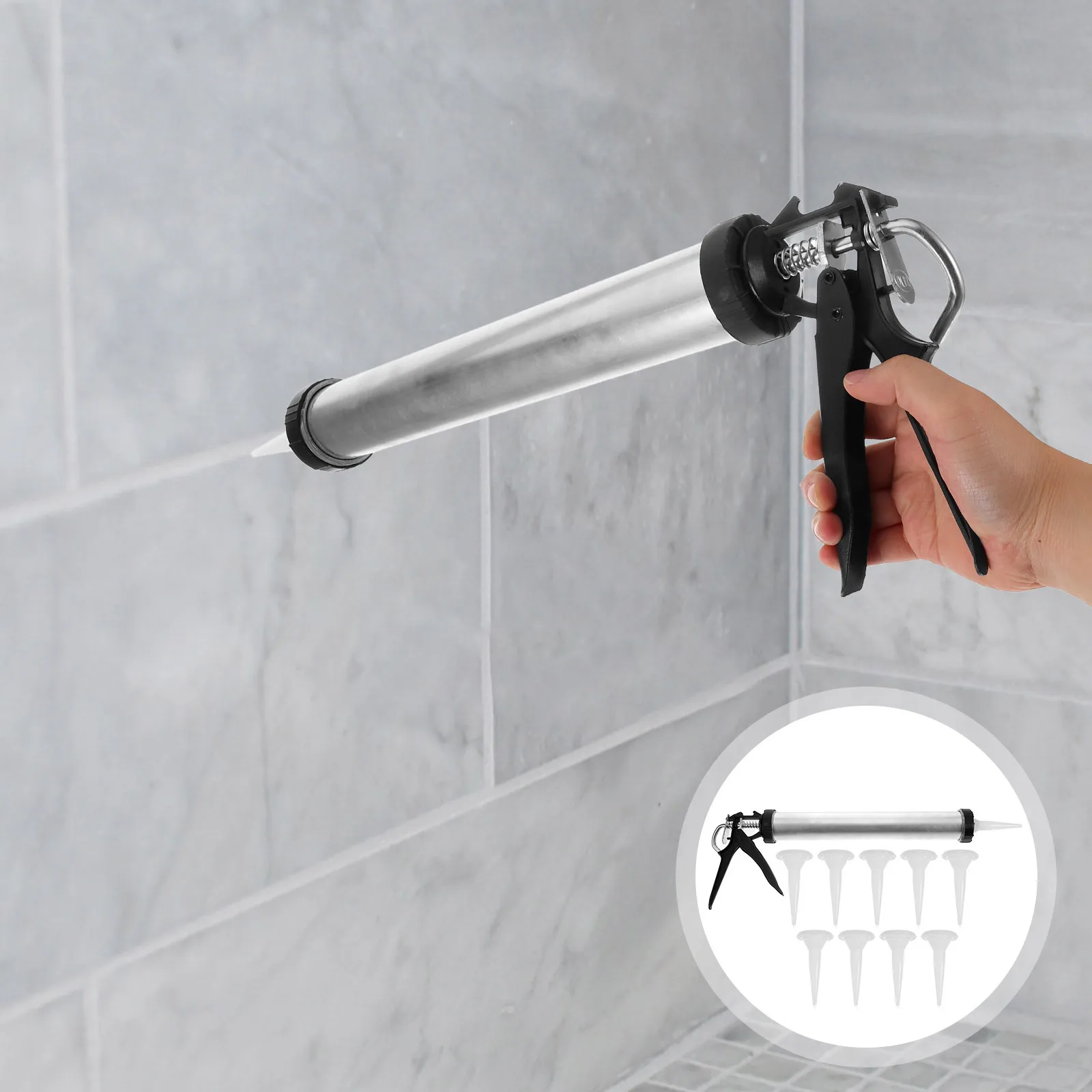 1Set Sturdy Caulking Tool Durable Half Circle Design Efficient Adhesive Dispenser Universal Glue Tool for
1Set Sturdy Caulking Tool Durable Half Circle Design Efficient Adhesive Dispenser Universal Glue Tool for