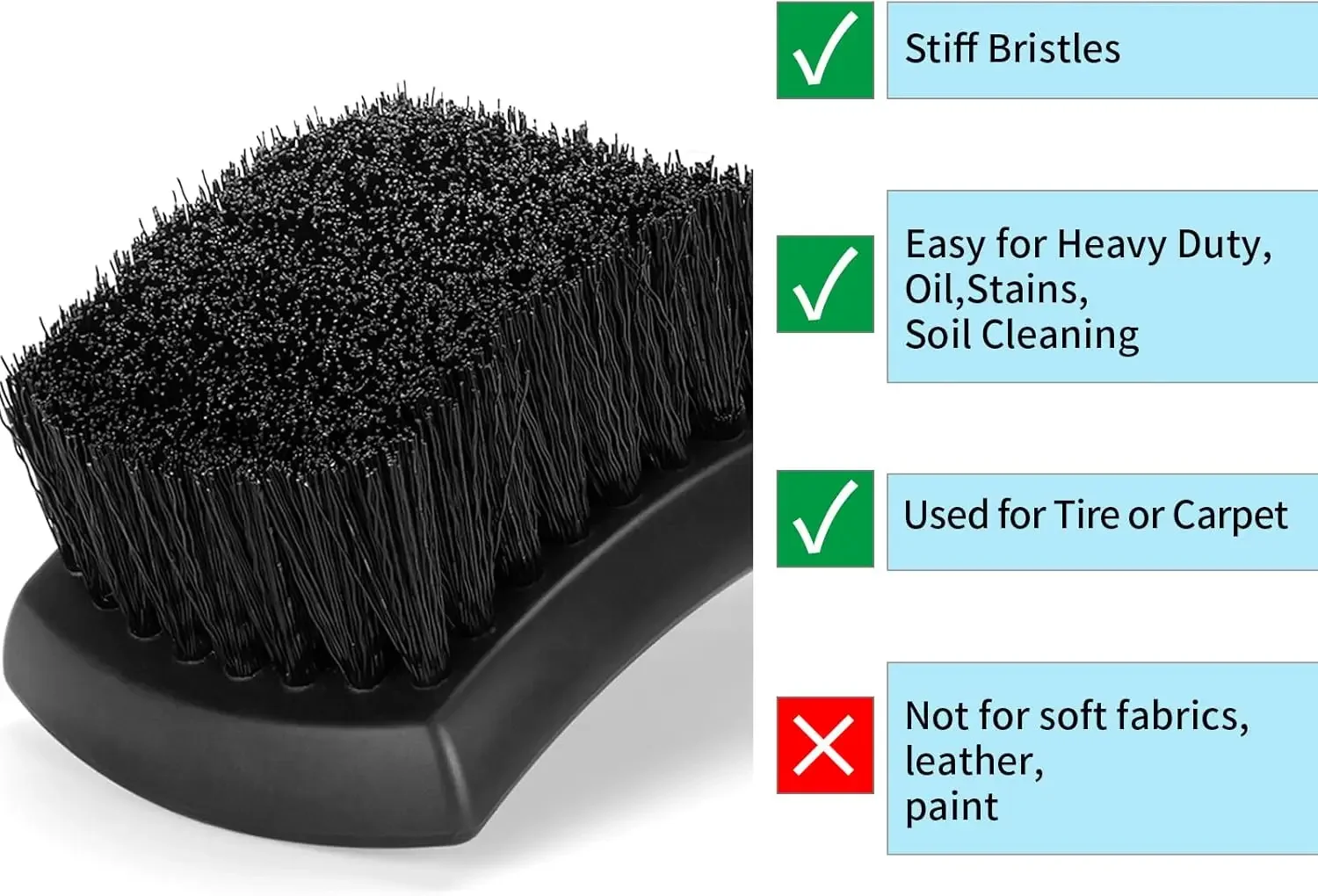 Wheel Rim & Tire Brush Set, Soft & Stiff Bristle Wash Cleaning Supplies Kit for Car Body Exterior Surface, Carpet, Truck,SUV,RV,
Wheel Rim & Tire Brush Set, Soft & Stiff Bristle Wash Cleaning Supplies Kit for Car Body Exterior Surface, Carpet, Truck,SUV,RV,