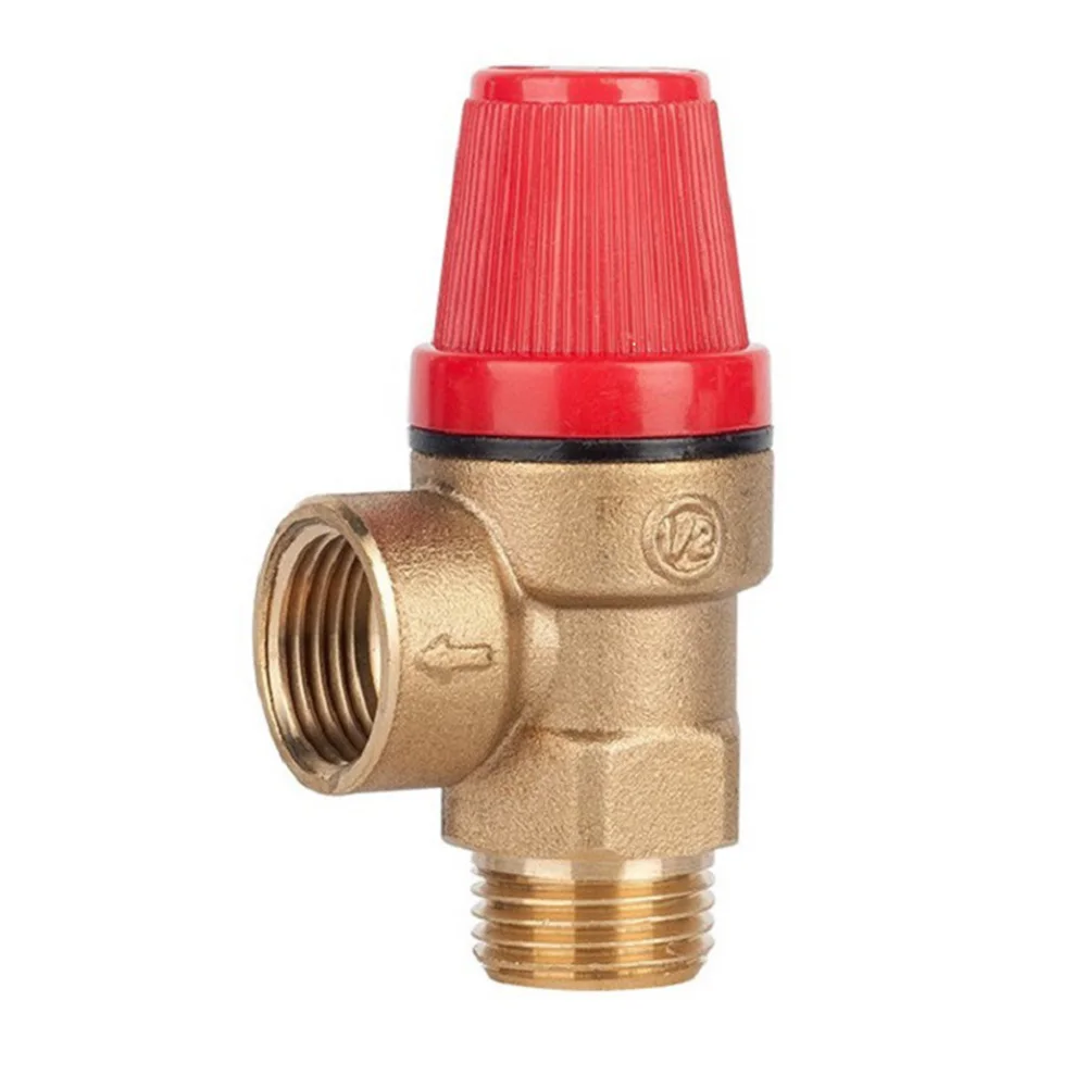 Brass Safety Valve 1.5 Bar Pressure Relief Valve Threaded 1/2in DN15 Drain Valve for Solar Water Heater Systems
Brass Safety Valve 1.5 Bar Pressure Relief Valve Threaded 1/2in DN15 Drain Valve for Solar Water Heater Systems